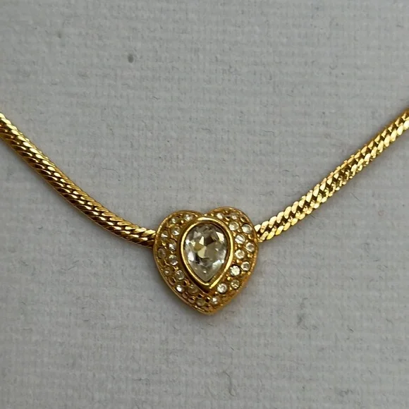 Vintage Swarovski (S.A.L.) Heart Necklace & Earrings - Picture 15 of 15